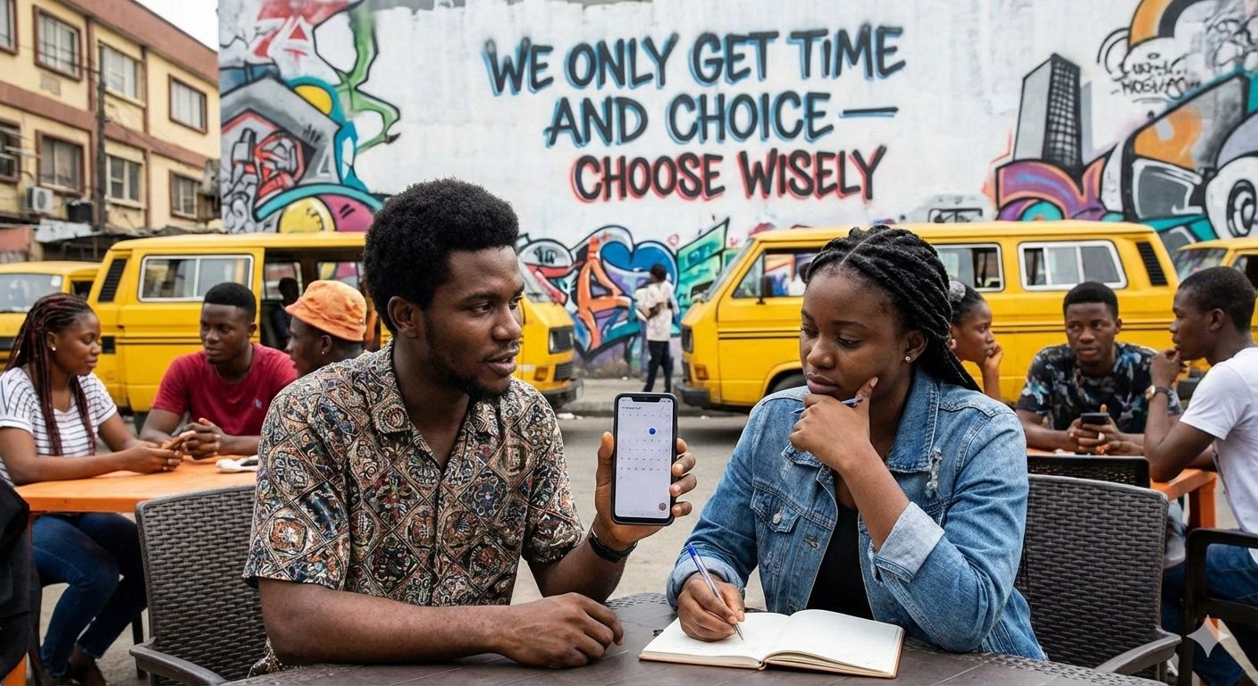 CHOOSE WISELY — WE ONLY GET TIME AND CHOICE