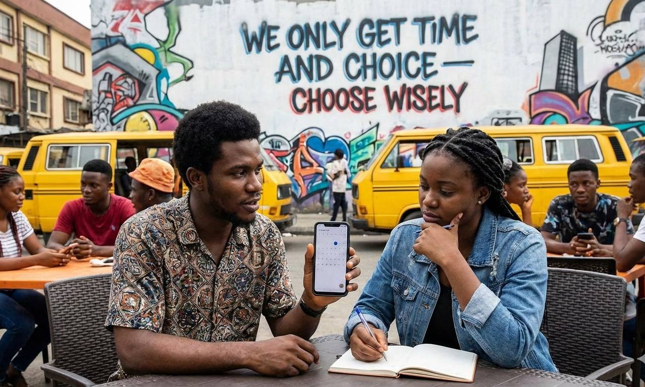 CHOOSE WISELY — WE ONLY GET TIME AND CHOICE