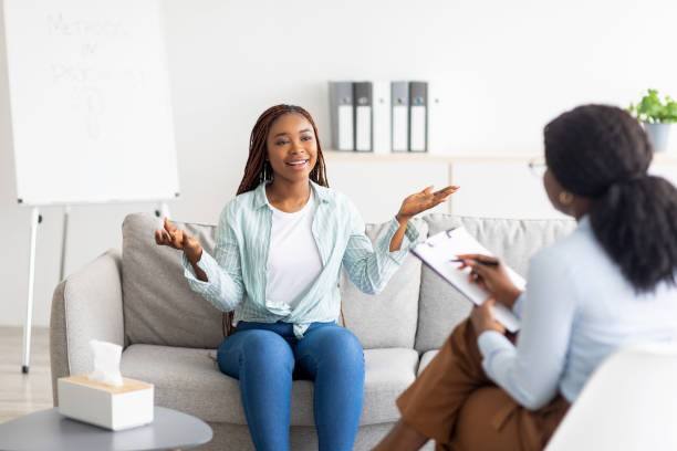 Individual therapy in a calm counselling setting.