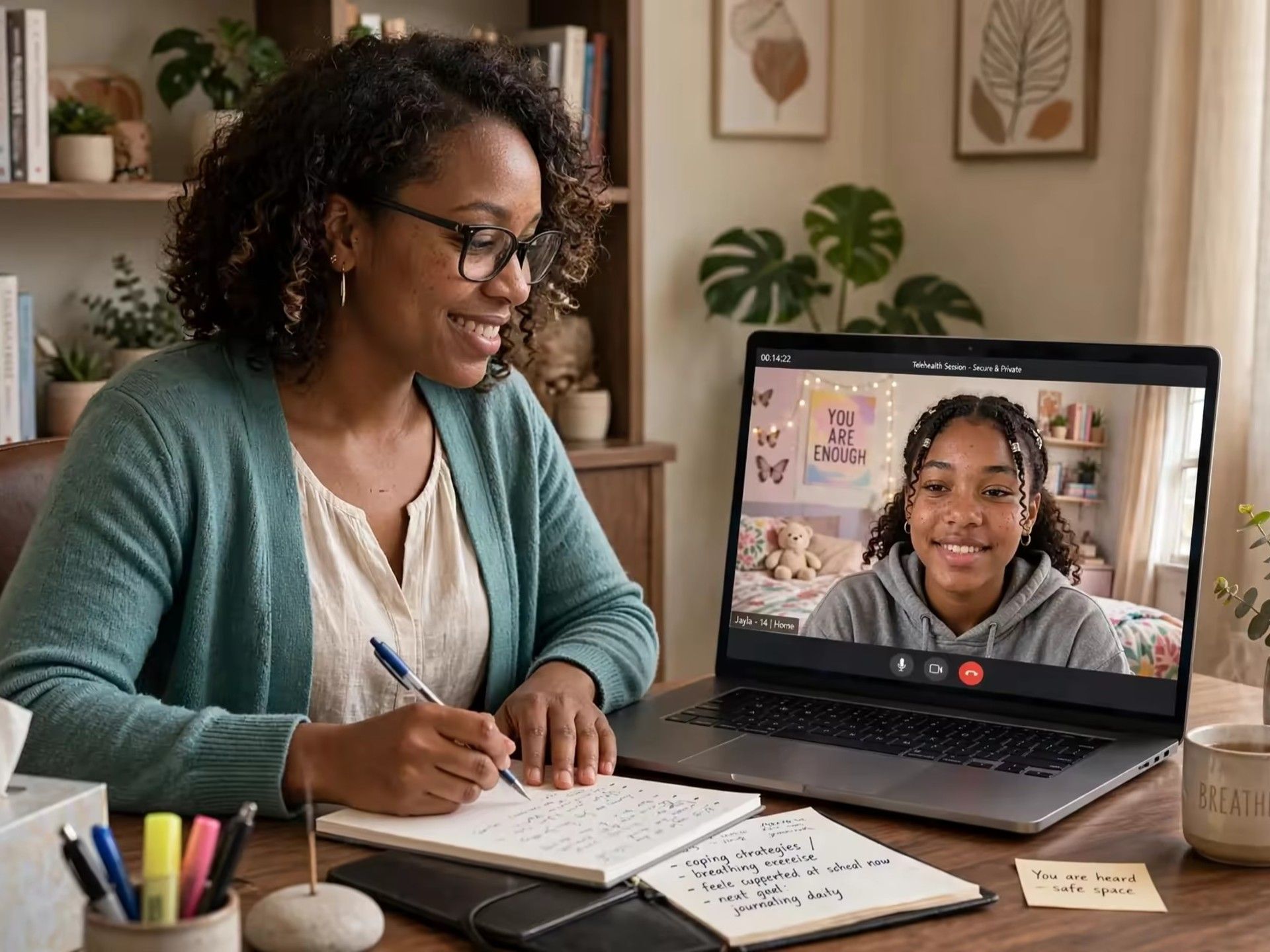 Family counselling support for children and teens.