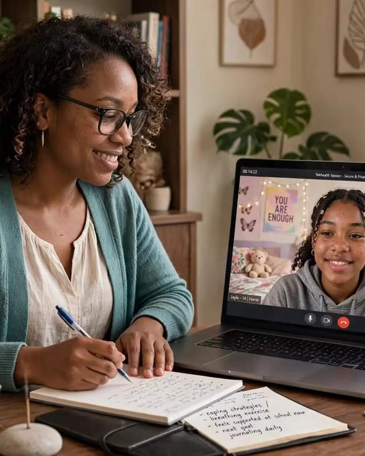 Family counselling support for children and teens.