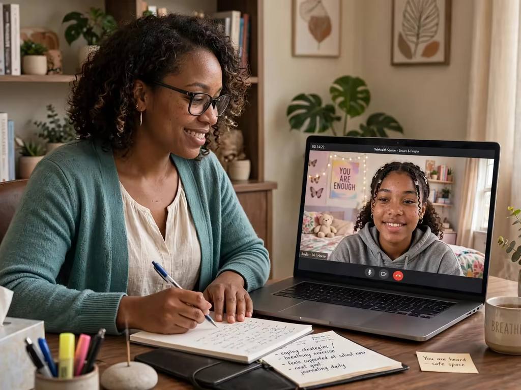Family counselling support for children and teens.