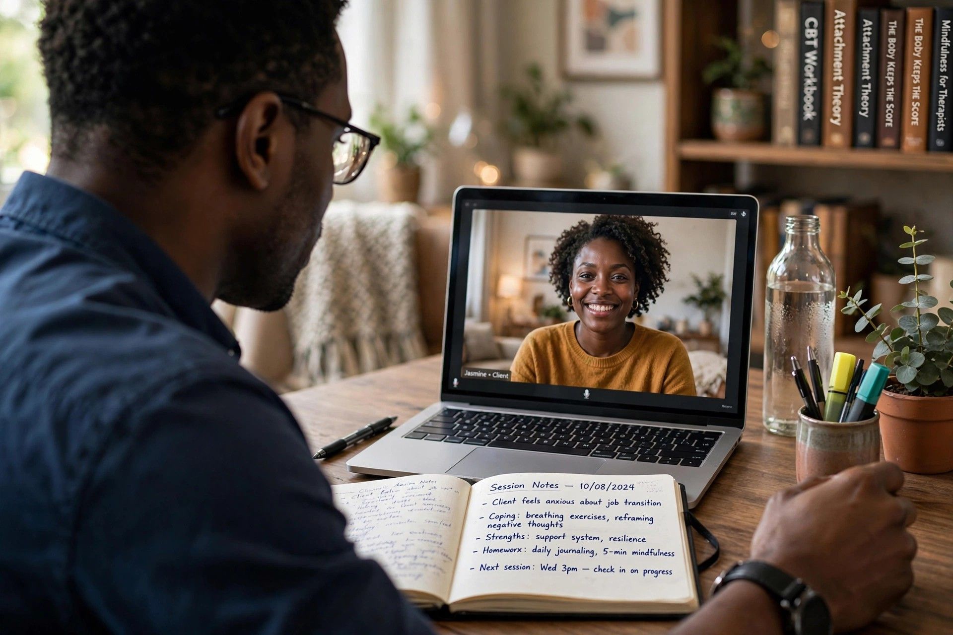An online and focused individual therapy session package