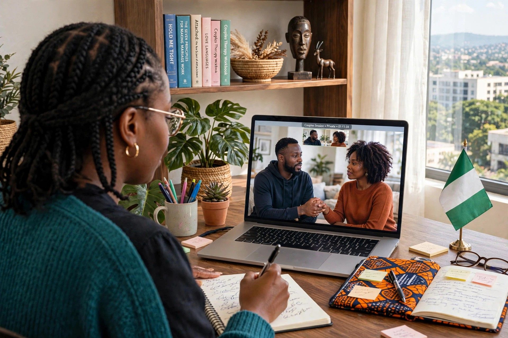 A structured one month of online couple therapy